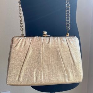 Vintage Bell Purse of California Gold with Original Shoulder Chain